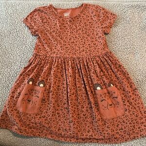 Jumping Beans Orange Animal Print Dress